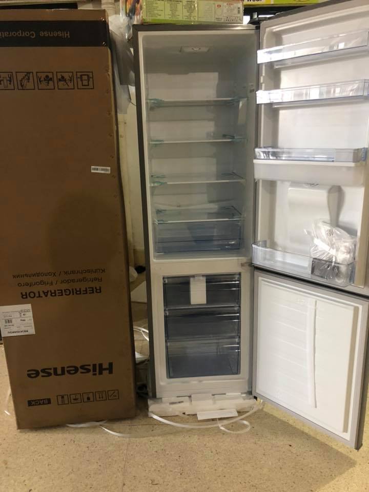 BRANDNEW HISENCE 341 LITRES DOUBLE DOOR FRIDGE