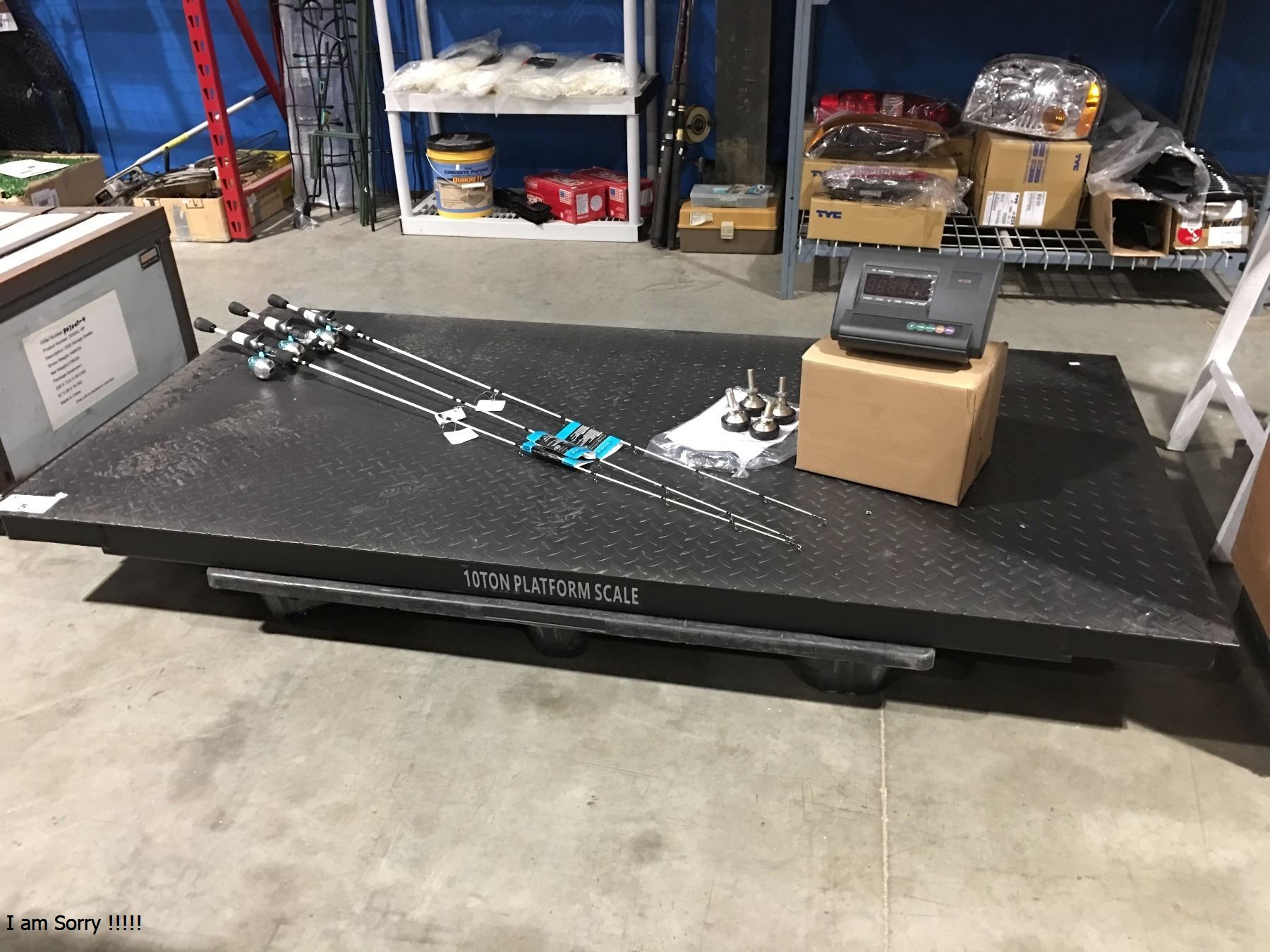 Industry platform floor weighing scales