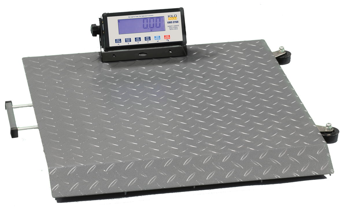 Weighing floor scales at Eagle Weighing systems Ltd