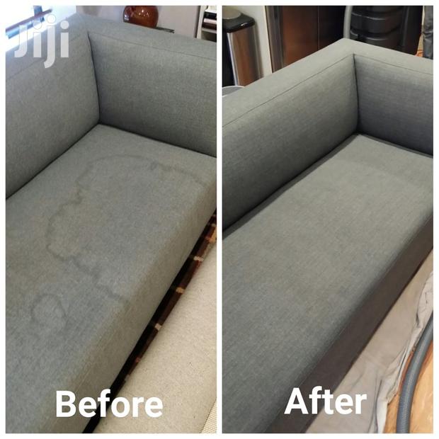 Sofa set, Carpet cleaning and Fumigation services