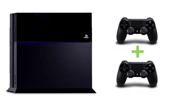 PS4 500GB with 2 controller
