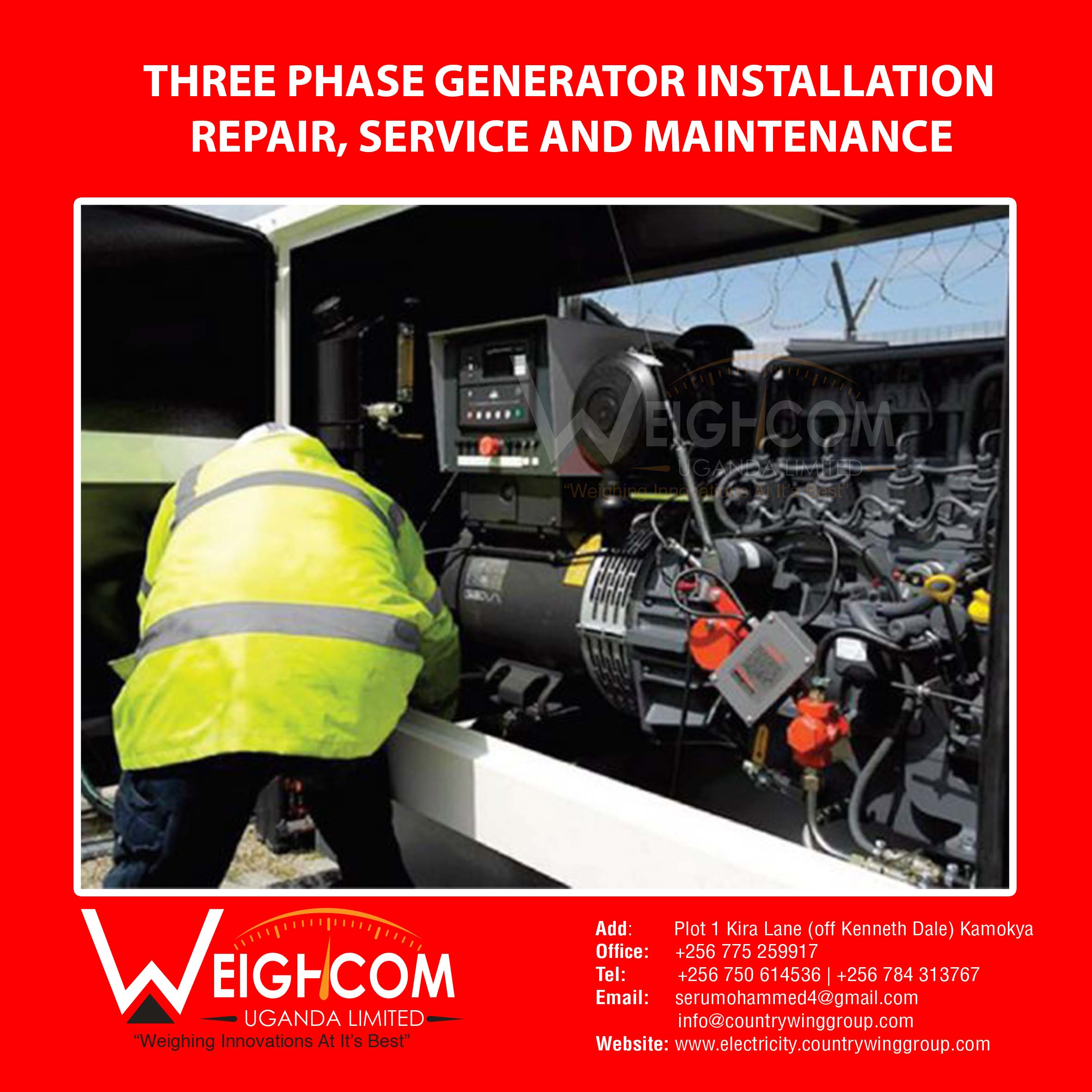 who repairs diesel generators in uganda? we repair generators.
